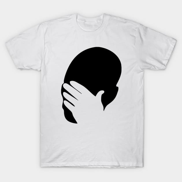 Facepalm Silhouette T-Shirt by AustralianMate